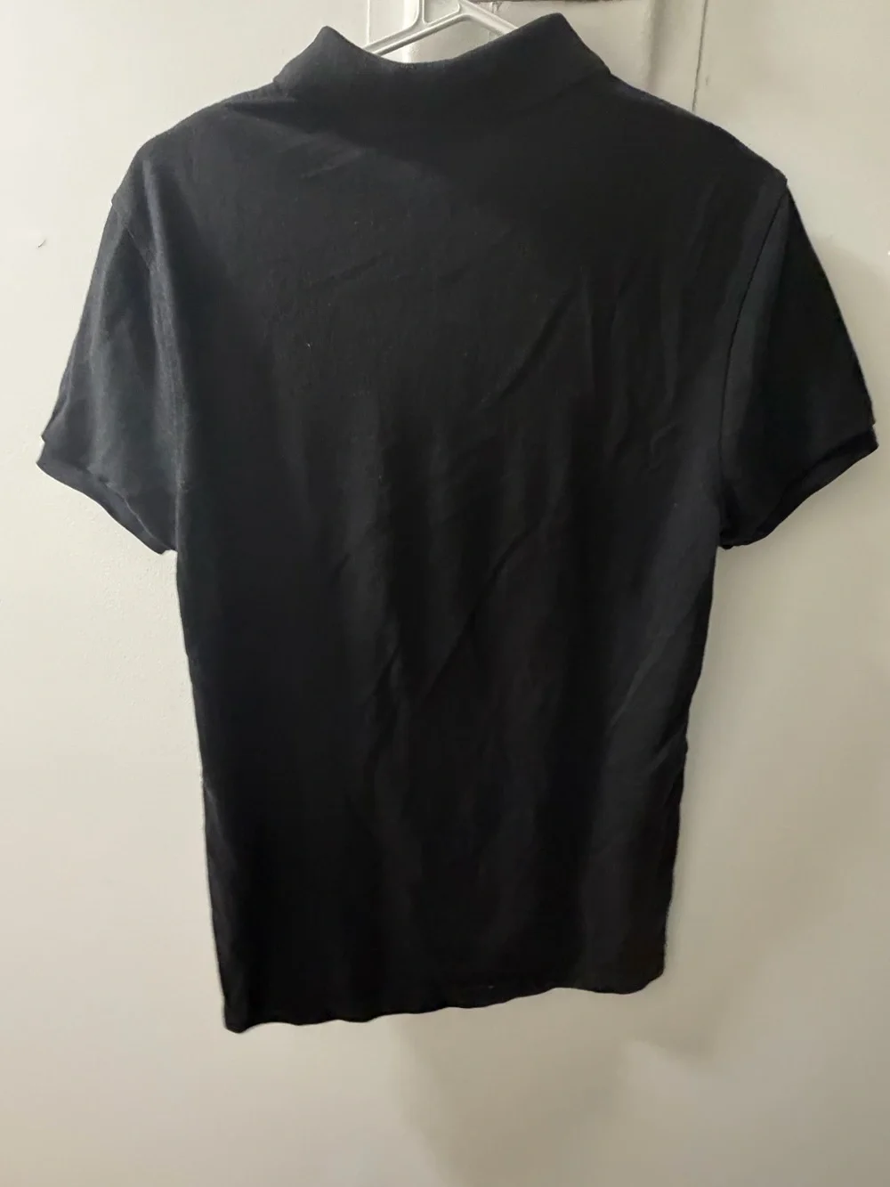 J.Crew Flex Piqué Polo Shirt Men’s Small Black Short Sleeve Classic Cotton